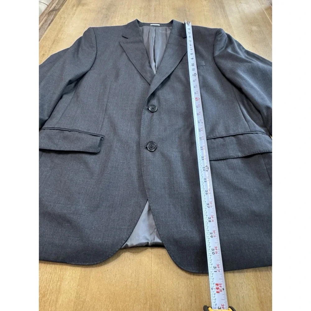 Peter millar Sport Coat Blazer 44 R Gray Wool‎